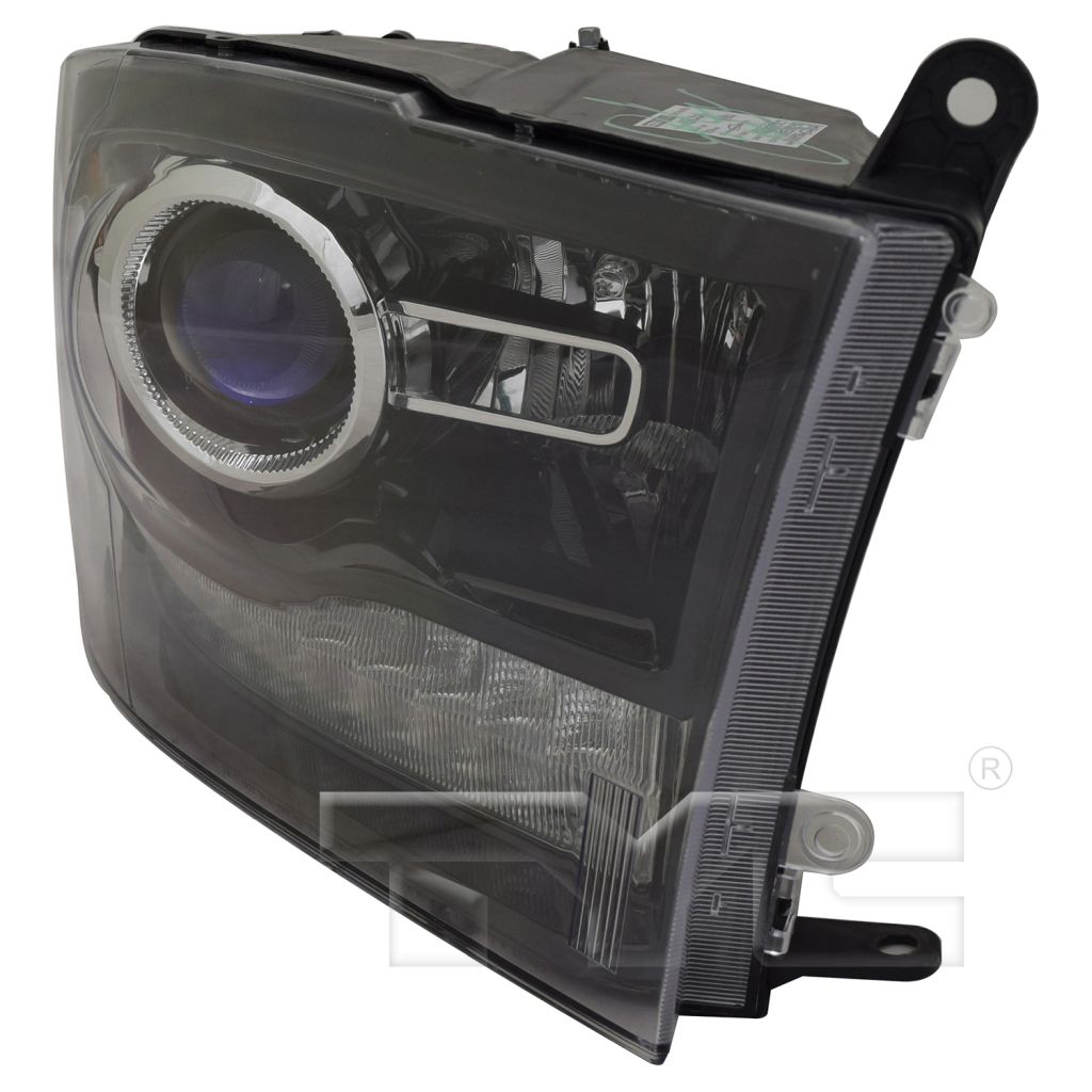 DODGE TRUCKS & VANS DODGE/PU (R1500) HEAD LAMP RIGHT (Passenger Side) (W/PROJECTOR)(BLK BEZEL)**CAPA** OEM#68093220AD 2013-2014 PL#CH2503245C