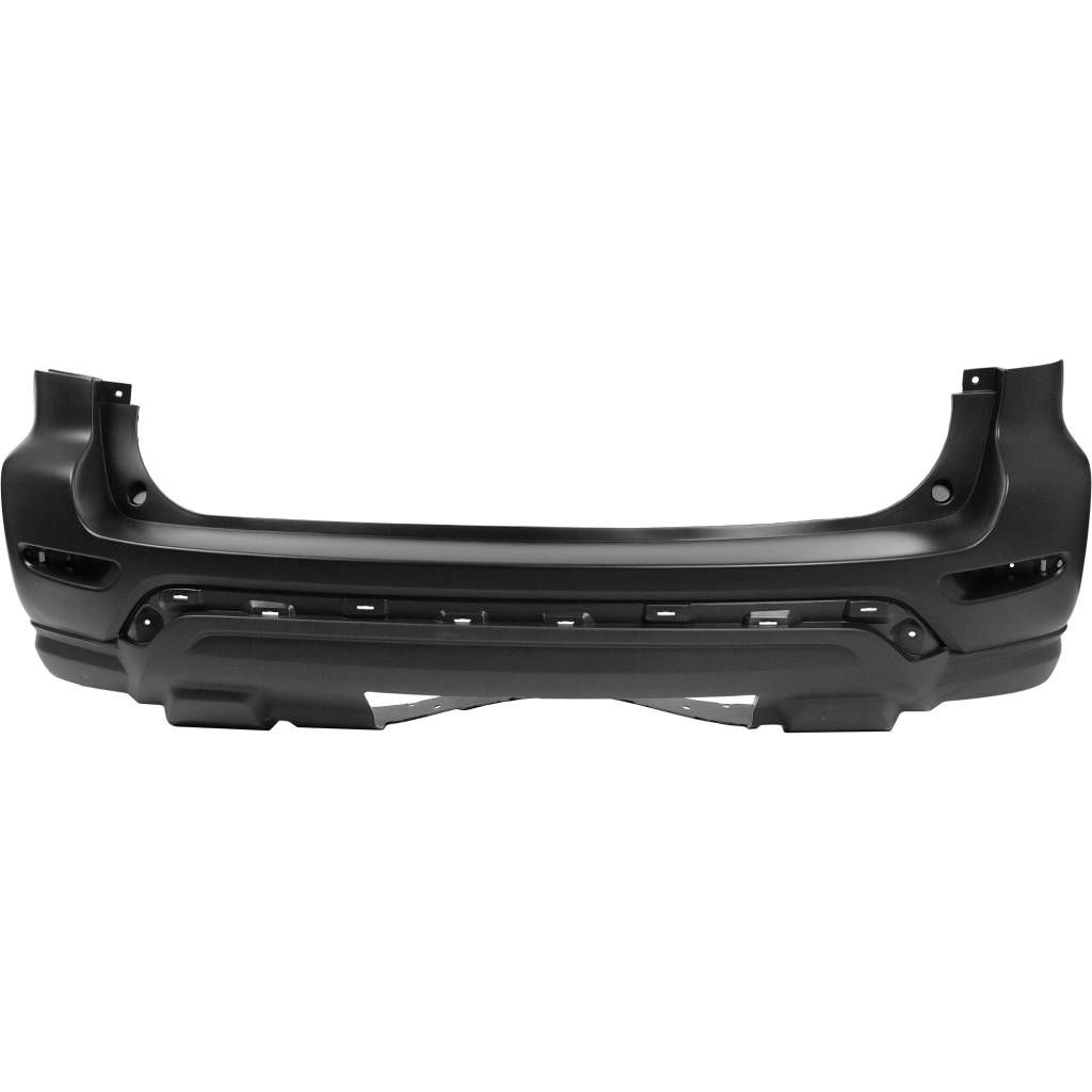 NISSAN PATHFINDER REAR BUMPER COVER PRM/LWR TEXT (WO/ SENSOR)(W/ TOW HITCH)**CAPA** OEM#850229PF1H 2017-2020 PL#NI1100327C