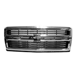 GM TRUCKS & VANS SILVERADO/PU 1500 (19 OLD STYLE) GRILLE ASSY CHROME W/5 BARS OEM#23259619 2014-2015 PL#GM1200709