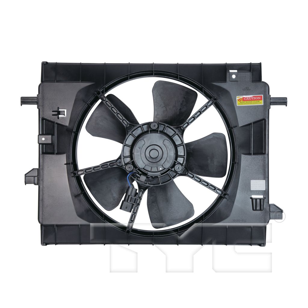 GM TRUCKS & VANS HHR RADIATOR & A/C FAN ASSEMBLY (2.2/2.4L)(SINGLE FAN) OEM#25784660 2006-2011 PL#GM3115200