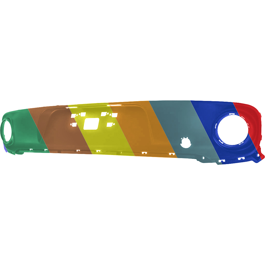 KIA SOUL REAR BUMPER COVER LOWER PRIMED (SX MDL)(W/SKID PAD MOUNT HOLES) OEM#86695B2830 2017-2019 PL#KI1115116
