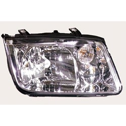 VOLKSWAGEN JETTA (GEN 4) HEAD LAMP ASSEMBLY RIGHT (Passenger Side) (W/O FOG)(CHR BEZEL)(W/CLEAR SIGNAL LENS) OEM#1J5941018AJ 1999-2002 PL#VW2503115