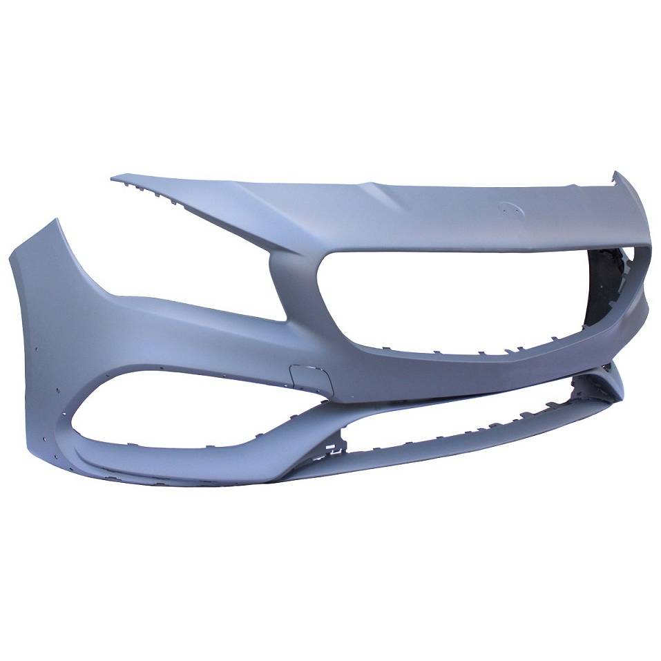 MERCEDES-BENZ CLA-CLASS FRONT BUMPER COVER PRIMED GRAY (CLA45)(WO/ACTIVE PK ASSIST)(W/AERO PKG) OEM#11788026019999 2017-2019 PL#MB1000540