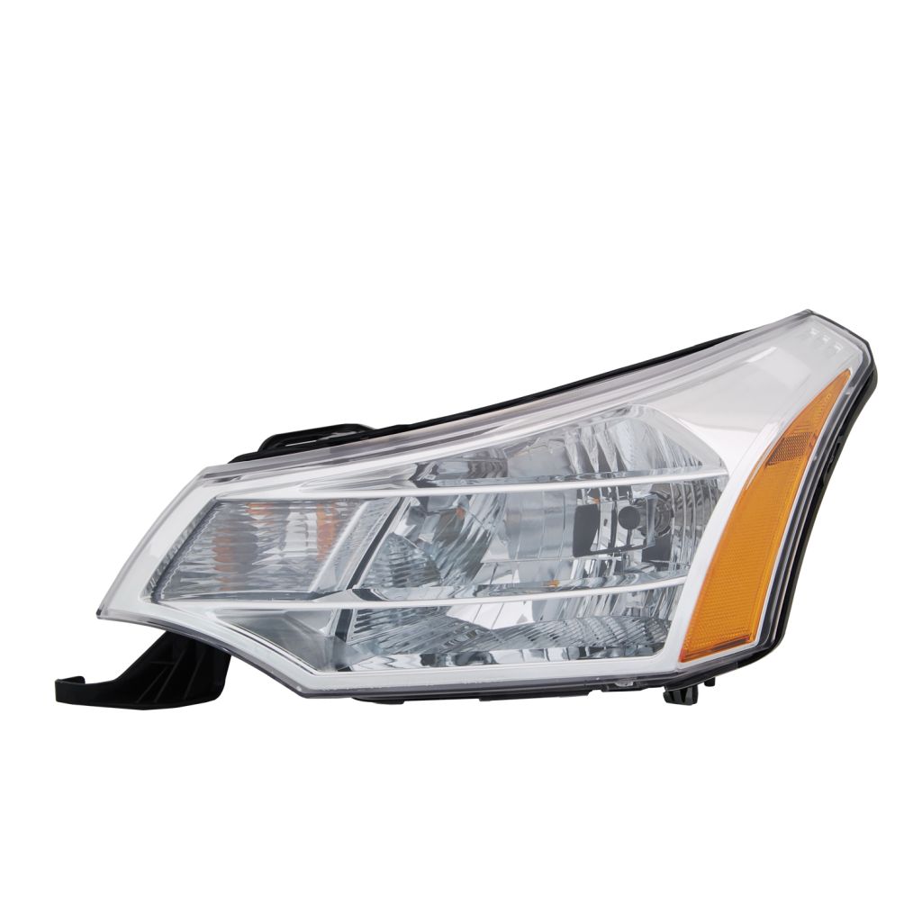 FORD FOCUS HEAD LAMP ASSY LEFT (Driver Side) CHROME (SD)(EXC 10-11 SES)**CAPA** OEM#8S4Z13008F 2008-2011 PL#FO2502244C