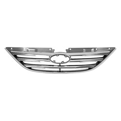 HYUNDAI SONATA GRILLE ASSY CHROME W/CHROME OUTER MLDG (SE/LTD) OEM#863503Q700 2014 PL#HY1200187