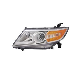 HONDA ODYSSEY HEAD LAMP UNIT LEFT (Driver Side) ( HID ) WO/HID BULB/IGNITOR/CONTROLLER OEM#33151TK8A11 2011-2013 PL#HO2502143