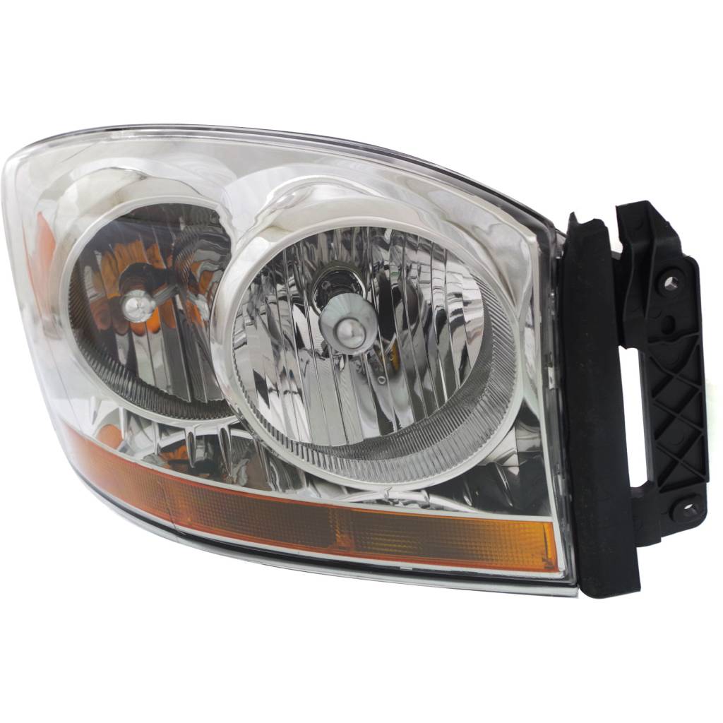 DODGE TRUCKS & VANS DODGE/PU ( R1500)(EXC Mega Cab 06-08) HEAD LAMP ASSEMBLY RIGHT (Passenger Side) (W/O BLACK BEZEL) OEM#55077794AD 2006 PL#CH2519114