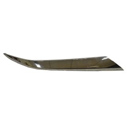 HYUNDAI SANTA FE FRONT BUMPER UPPER GARNISH RIGHT (Passenger Side) DARK SATIN-CHROME OEM#86376S2020 2019-2020 PL#HY1047115