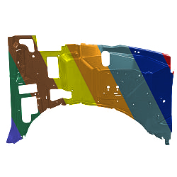 GM TRUCKS & VANS CHEVY/GMC/VAN(Express/Savana) FRONT INNER FENDER RIGHT (Passenger Side) OEM#19416594 2003-2023 PL#GM1249303