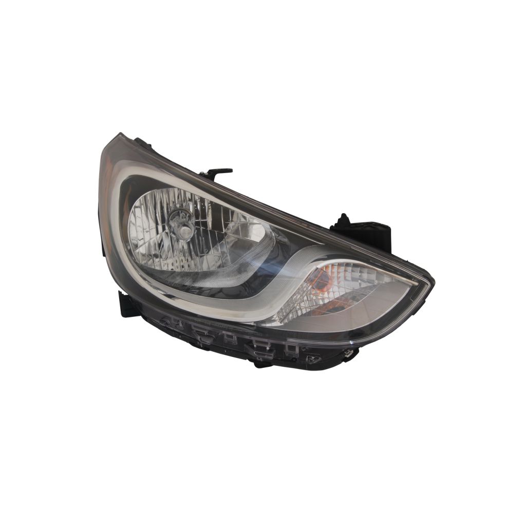 HYUNDAI ACCENT SEDAN HEAD LAMP ASSY RIGHT (Passenger Side) (HALOGEN) OEM#921021R010 2012-2014 PL#HY2503163