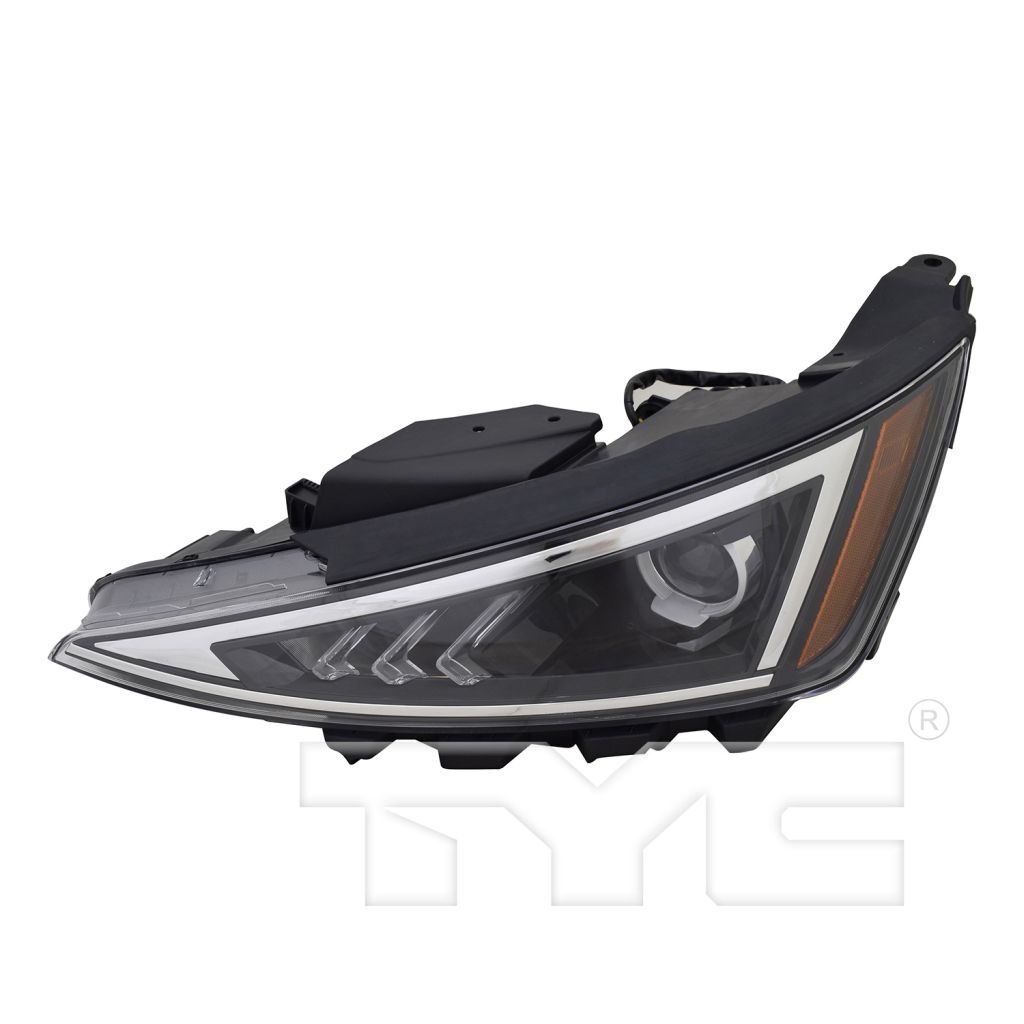 HYUNDAI ELANTRA SEDAN HEAD LAMP ASSY LEFT (Driver Side) (HALOGEN)(WO/LED DRL)(KOREA)**CAPA** OEM#92101F2540 2019-2020 PL#HY2502239C