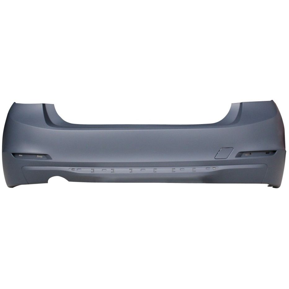 BMW BMW 3 (SEDAN) REAR BUMPER COVER PRIMED (320i/328d)(WO/M SPORT)(W/MLDG HOLE)(WO/PK SENSOR) OEM#51127312730 2012-2015 PL#BM1100239