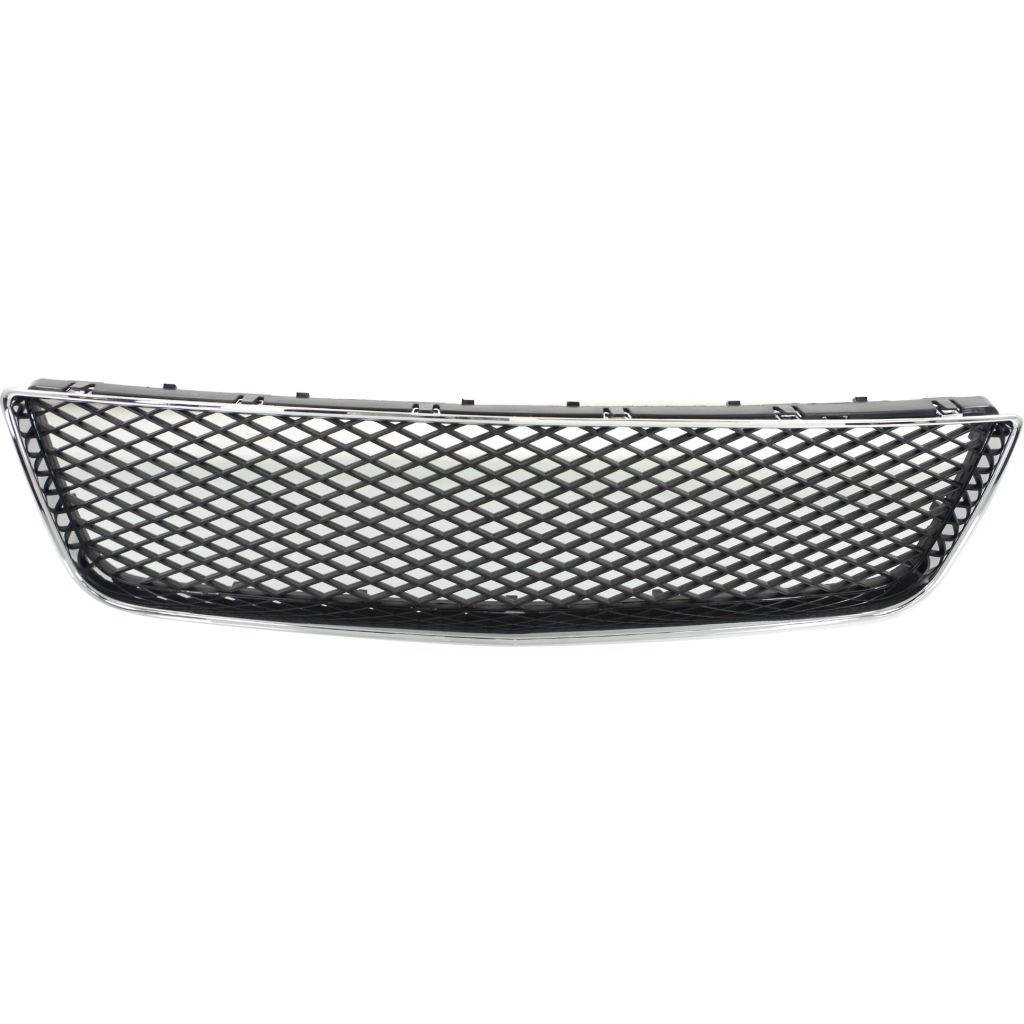 CHEVROLET IMPALA / IMPALA LIMITED (2pc T/L) FRONT BUMPER GRILLE CHR/DK-GRAY (MESH) OEM#10333712 2006-2016 PL#GM1036107