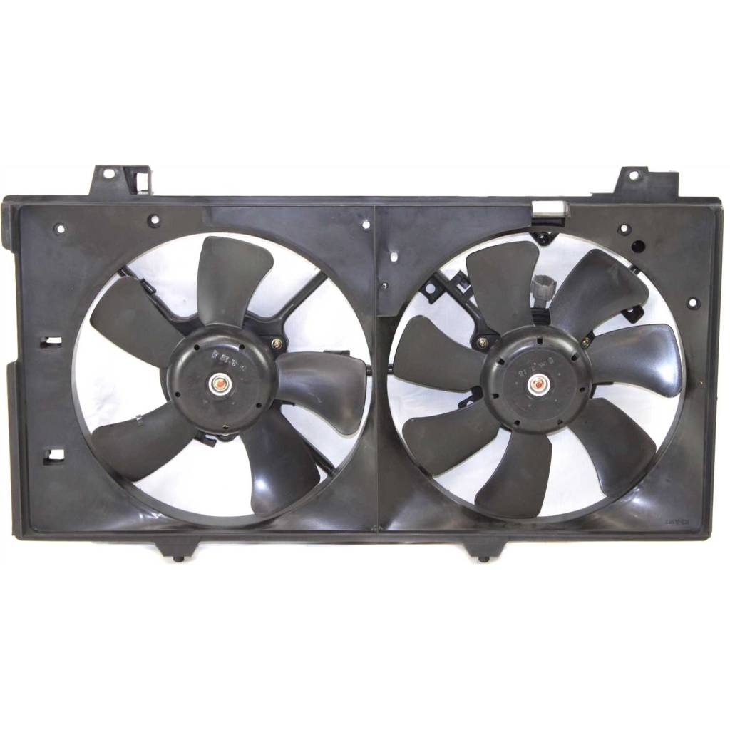 MAZDA MAZDA6 RADIATOR & A/C FAN ASSY (2.3L)(W/O TURBO)(DUAL FAN) OEM#L32115025L 2003-2008 PL#MA3115127