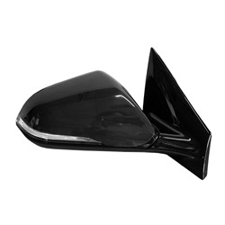HYUNDAI SONATA DOOR MIRROR RIGHT (Passenger Side) PWR/HTD/SIGNAL (W/BSD)(WO/MEMORY)(GLOSS-BLACK BASE/PRM CVR) OEM#87620C2060 2015-2017 PL#HY1321228