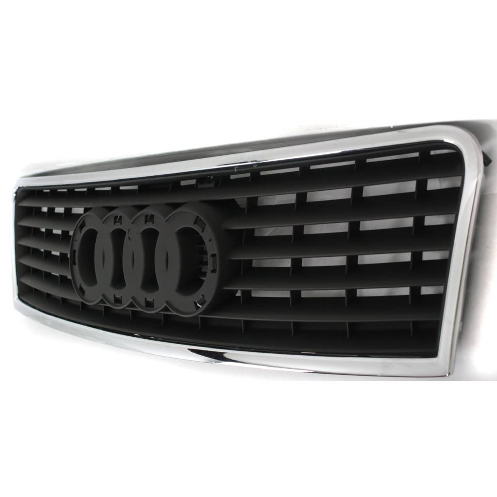 AUDI A6 SEDAN /WAGON GRILLE ASSY CHROME/BLACK (6 CYL) OEM#4B0853651F3FZ 2002-2004 PL#AU1200118