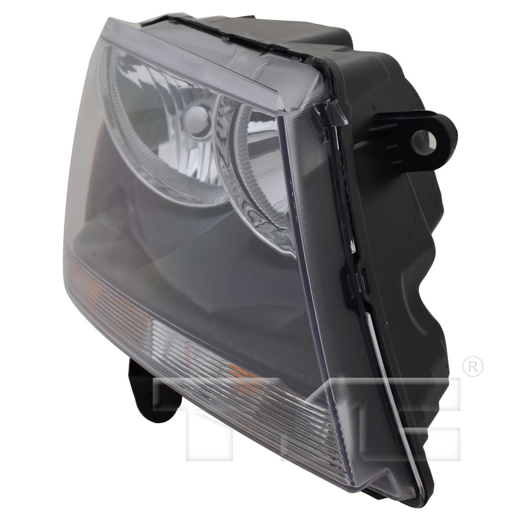 DODGE AVENGER HEAD LAMP ASSEMBLY RIGHT (Passenger Side) (BLACK HSG)**CAPA** OEM#5303744AD 2008-2014 PL#CH2503194C
