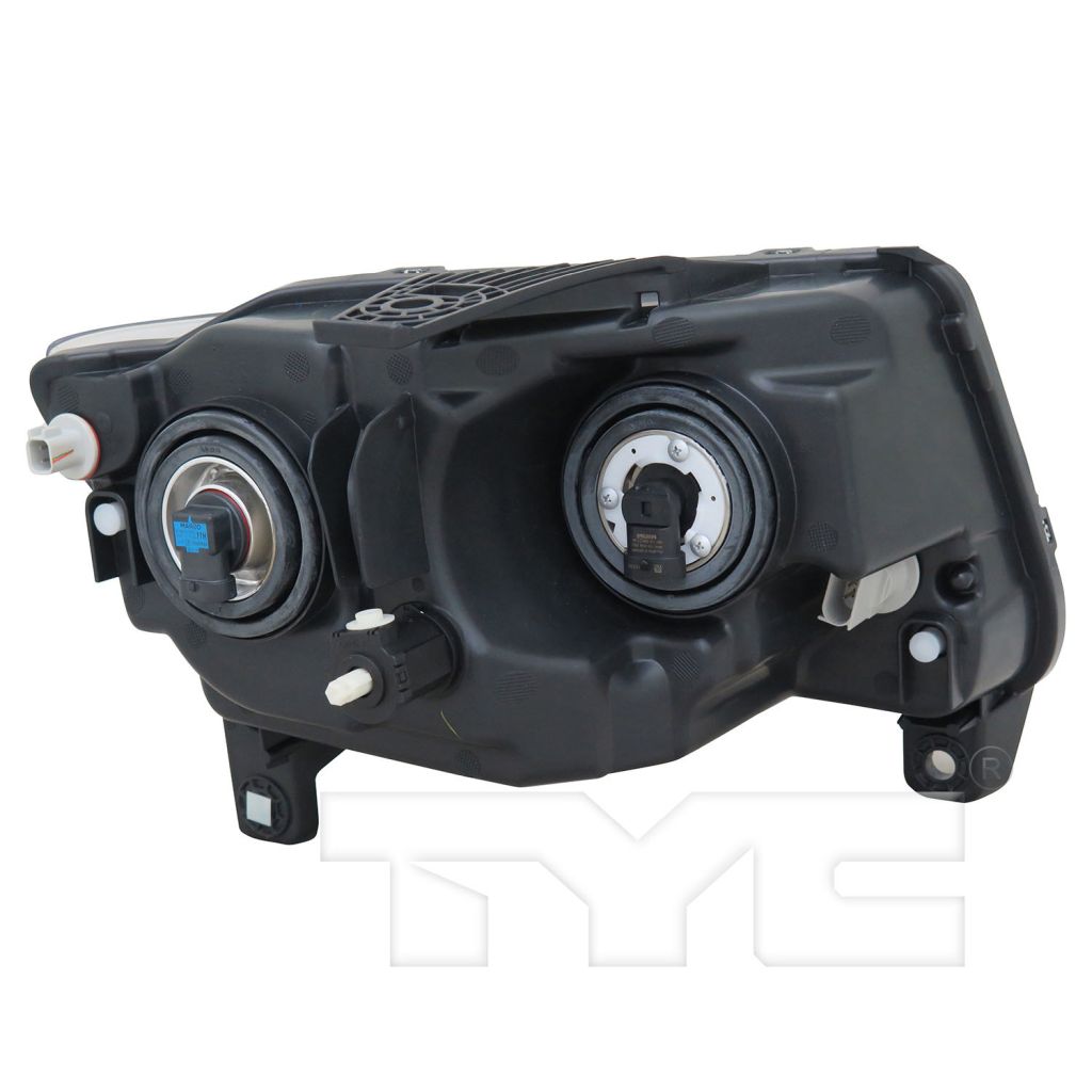 JEEP COMPASS HEAD LAMP ASSEMBLY LEFT (Driver Side)(WO/PROJECTOR)(CHR BEZEL)**CAPA** OEM#68088869AD 2011-2013 PL#CH2518139C