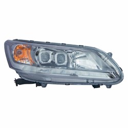 HONDA ACCORD HYBRID HEAD LAMP ASSEMBLY RIGHT (Passenger Side) (LED)**CAPA** OEM#33100T3VA51 2014-2015 PL#HO2503164C