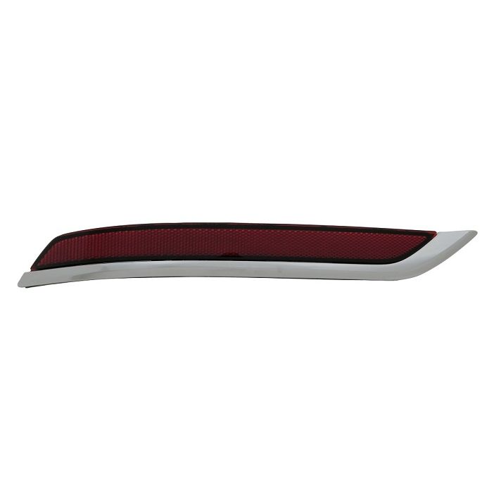 ACURA TLX REAR BUMPER REFLECTOR LEFT (Driver Side) W/CHROME MLDG (18-20 2.4L BASE/TECH) **CAPA** OEM#33555TZ3A01 2015-2020 PL#AC1184106C