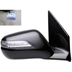 ACURA MDX DOOR MIRROR RIGHT (Passenger Side) PWR HTD (W/MEMO & SIGNAL LAMP) CNVX OEM#76200STXA02ZG 2007-2009 PL#AC1321112
