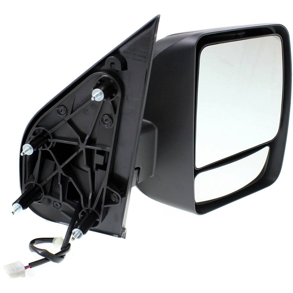 NISSAN(DATSUN) NV1500/2500/3500 DOOR MIRROR RIGHT (Passenger Side) PWR/N-HTD (BLACK CVR)(SINGLE ARM) OEM#963011PA7E-PFM 2012-2021 PL#NI1321233