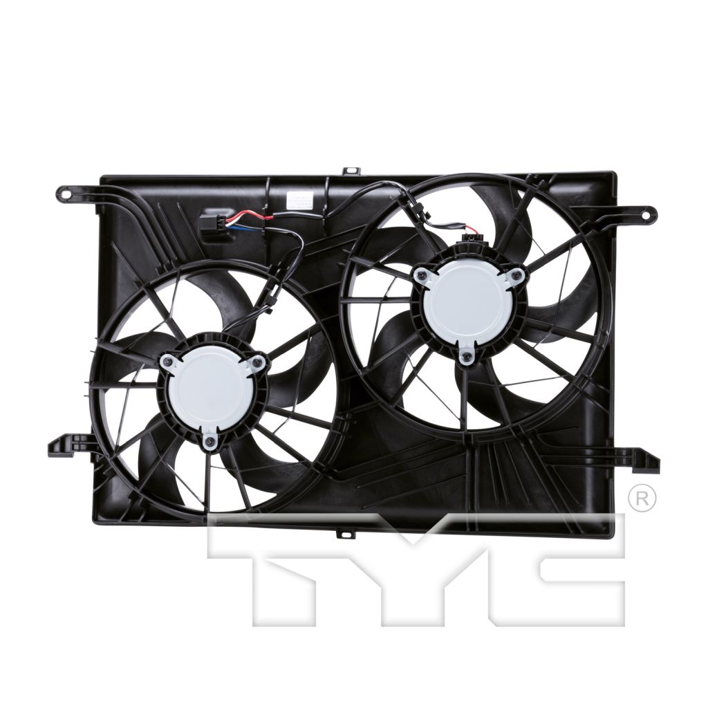 GM TRUCKS & VANS TRAVERSE RADIATOR & A/C FAN ASSEMBLY (DUAL FAN) OEM#20972760 2009-2017 PL#GM3115219