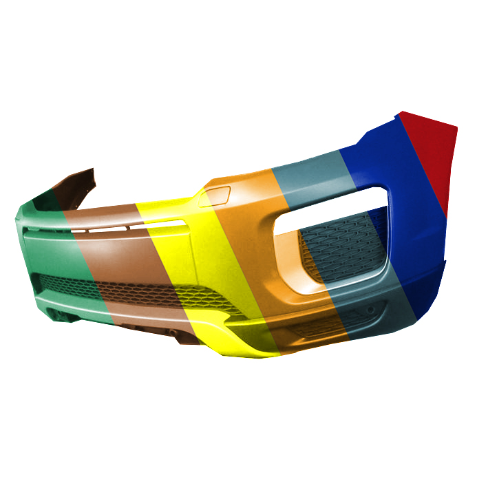 LAND ROVER RANGE ROVER EVOQUE FRONT BUMPER COVER PRIMED (W/WASHER)(SE/SE PREMIUM) OEM#LR079533 2016-2019 PL#RO1000211