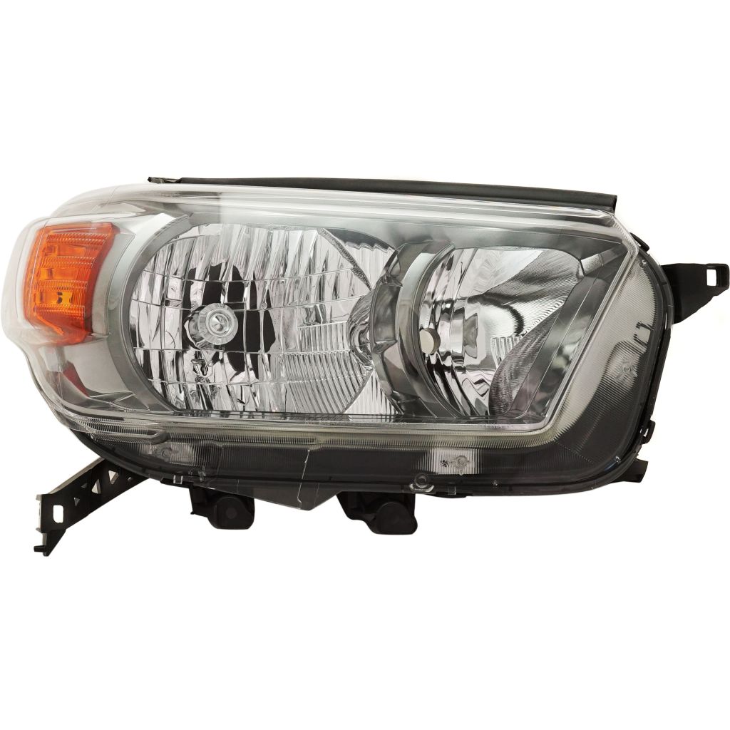 TOYOTA 4RUNNER HEAD LAMP UNIT RIGHT (Passenger Side) BLACK BEZEL OEM#8113035530 2010-2013 PL#TO2519128