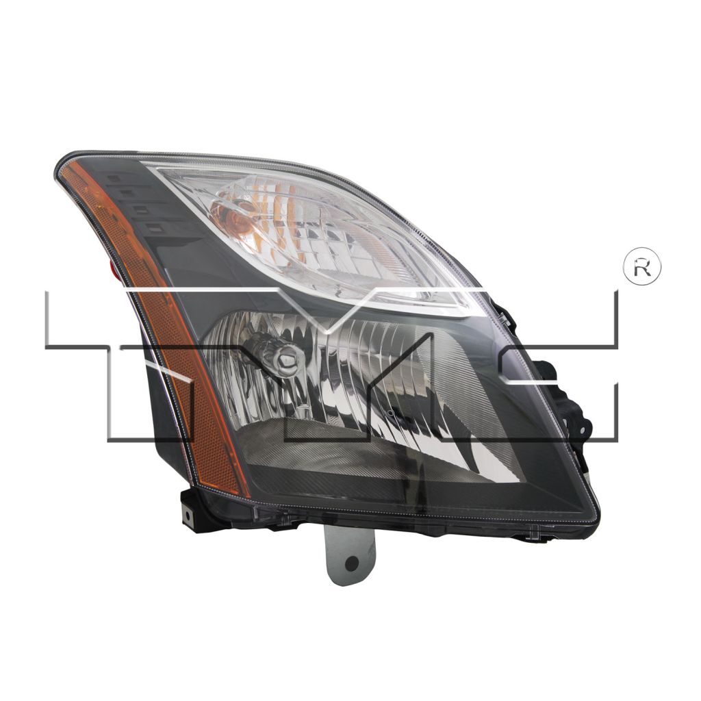 NISSAN(DATSUN) SENTRA HEAD LAMP ASSEMBLY RIGHT (Passenger Side) (BLACK BEZEL)(2.0L SR/Special Edition)(2.5L) OEM#26010ZT50B 2010-2012 PL#NI2503193