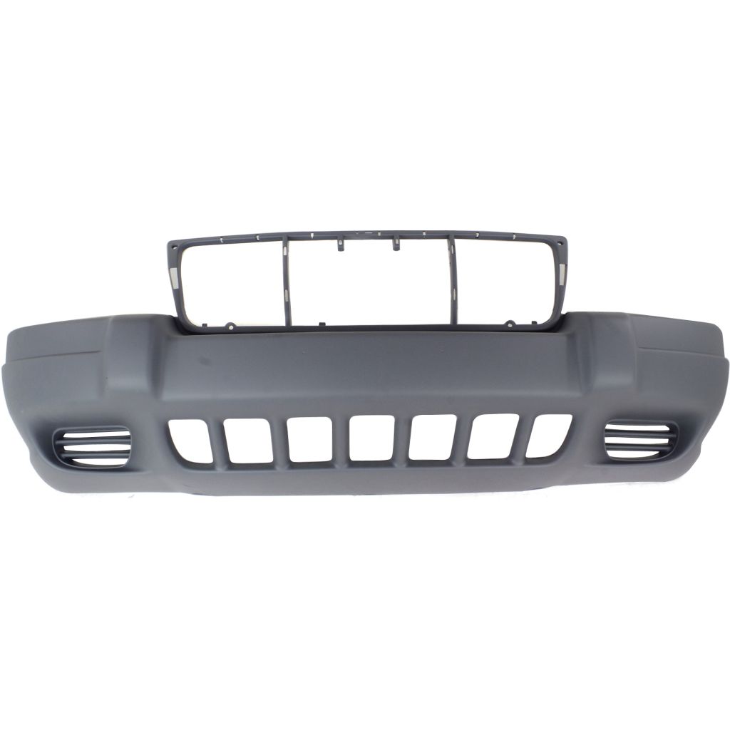 JEEP GRAND CHEROKEE FRONT BUMPER COVER TXT-DARK GRAY (W/O FOG) OEM#5EU79HS5 1999-2003 PL#CH1000264