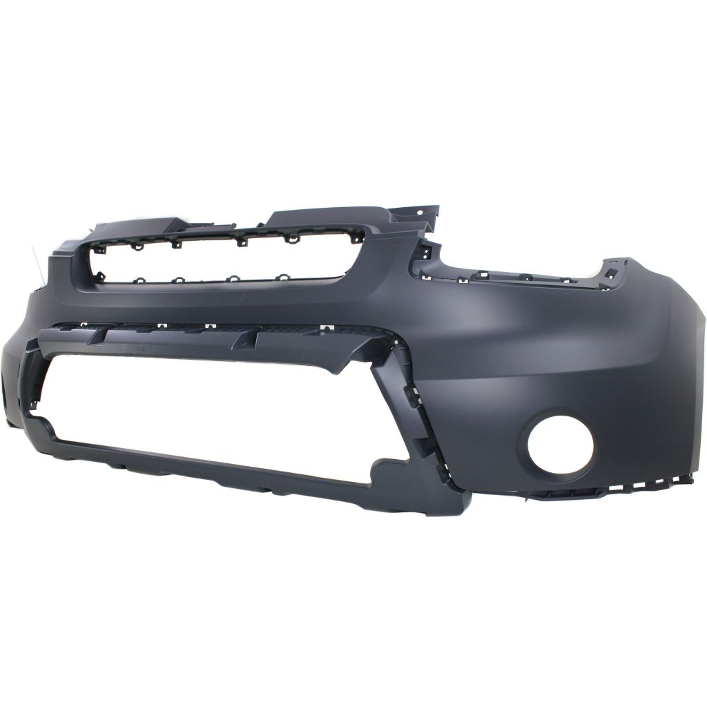 KIA SOUL FRONT BUMPER COVER PRIMED (W/ ROCKER MLDG) OEM#865112K050 2010-2011 PL#KI1000146