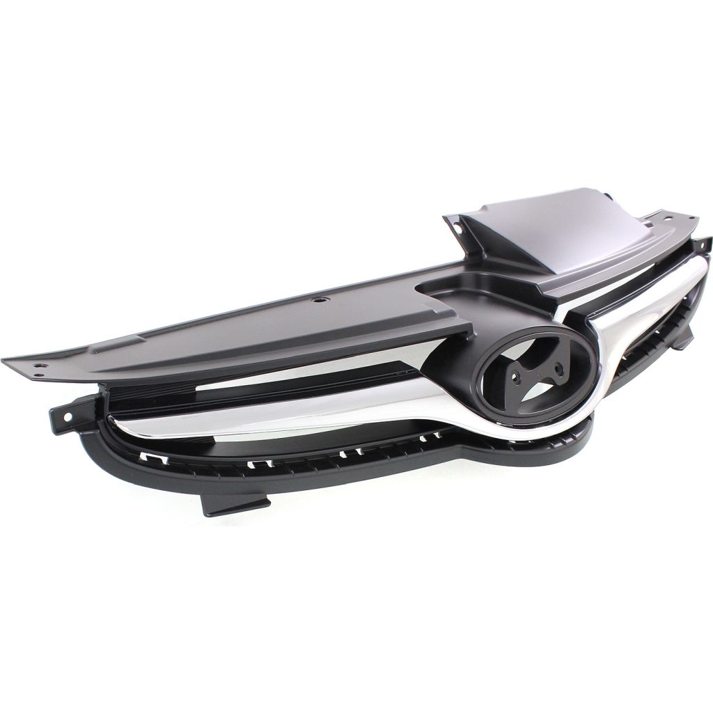 HYUNDAI ELANTRA SEDAN GRILLE BLACK W/CHROME MLDG (KOREA) OEM#863503X700 2014-2015 PL#HY1200173