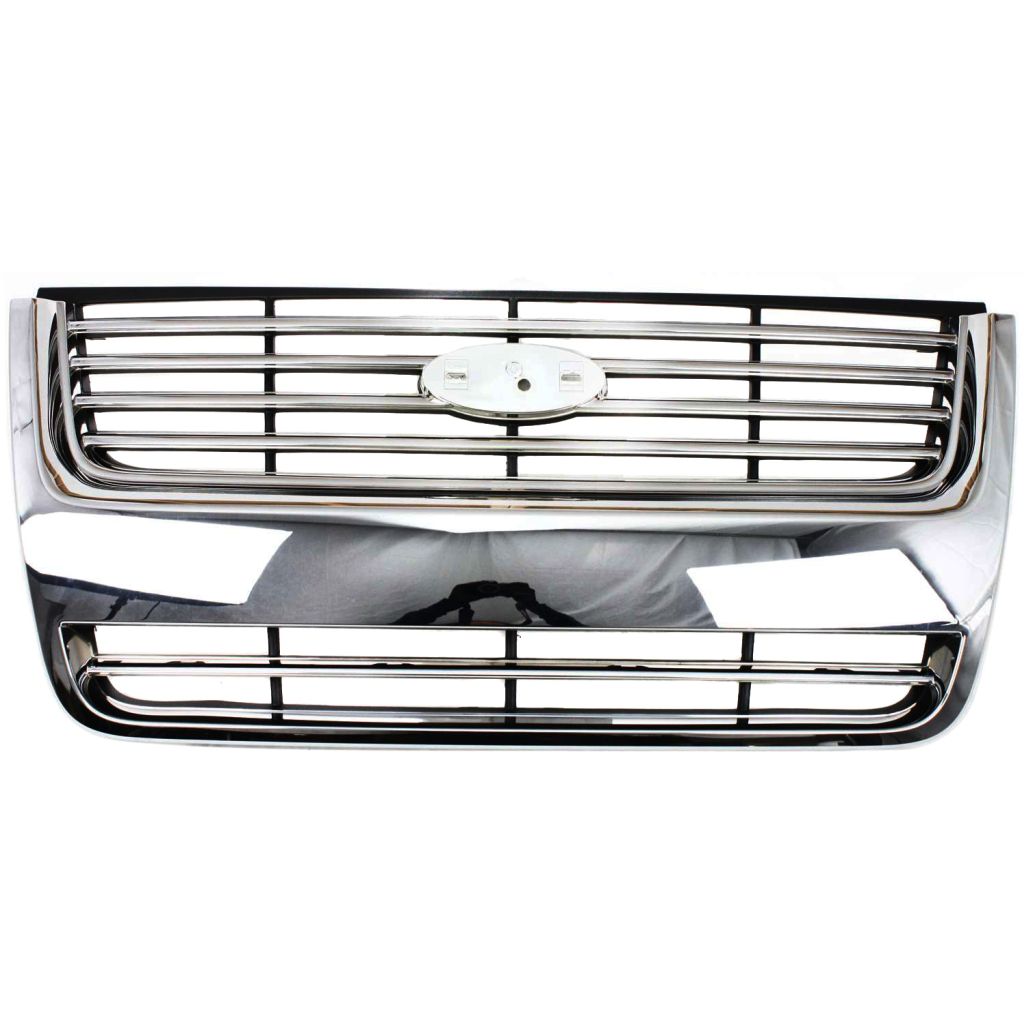 FORD TRUCKS & VANS EXPLORER GRILLE CHROME/BLACK (LTD & XLT W/O Ironman Pkg) OEM#8L2Z8200DA 2006-2010 PL#FO1200476