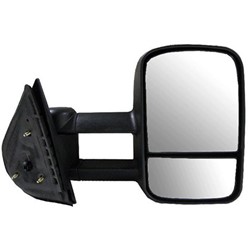 GM TRUCKS & VANS SILVERADO/PU 2500/3500 (CHEVY) DOOR MIRROR RIGHT (Passenger Side) MANUAL (DUAL ARM) OEM#20862095 2011-2014 PL#GM1321337
