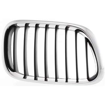 BMW BMW X5 GRILLE RIGHT (Passenger Side) CHROME/BLACK OEM#51138402646 2000-2003 PL#BM1200153
