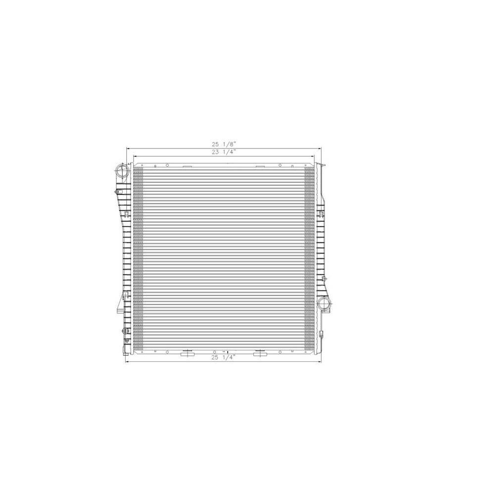 BMW BMW X5 RADIATOR 3.0/L6 A/T OEM#17107544668 2001-2006 PL#BM3010120