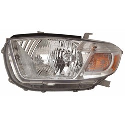 TOYOTA HIGHLANDER HEAD LAMP ASSEMBLY LEFT (Driver Side) ( USA)( EXC SPORT MDL)**CAPA** OEM#811500E110 2010 PL#TO2502201C