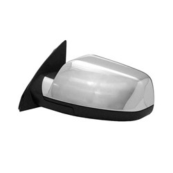GM TRUCKS & VANS EQUINOX DOOR MIRROR LEFT (Driver Side) POWER/HEATED (WO/MEMORY)(CHR CVR)(WO/BLIND SPOT GLASS) OEM#23467320 2015-2017 PL#GM1320476