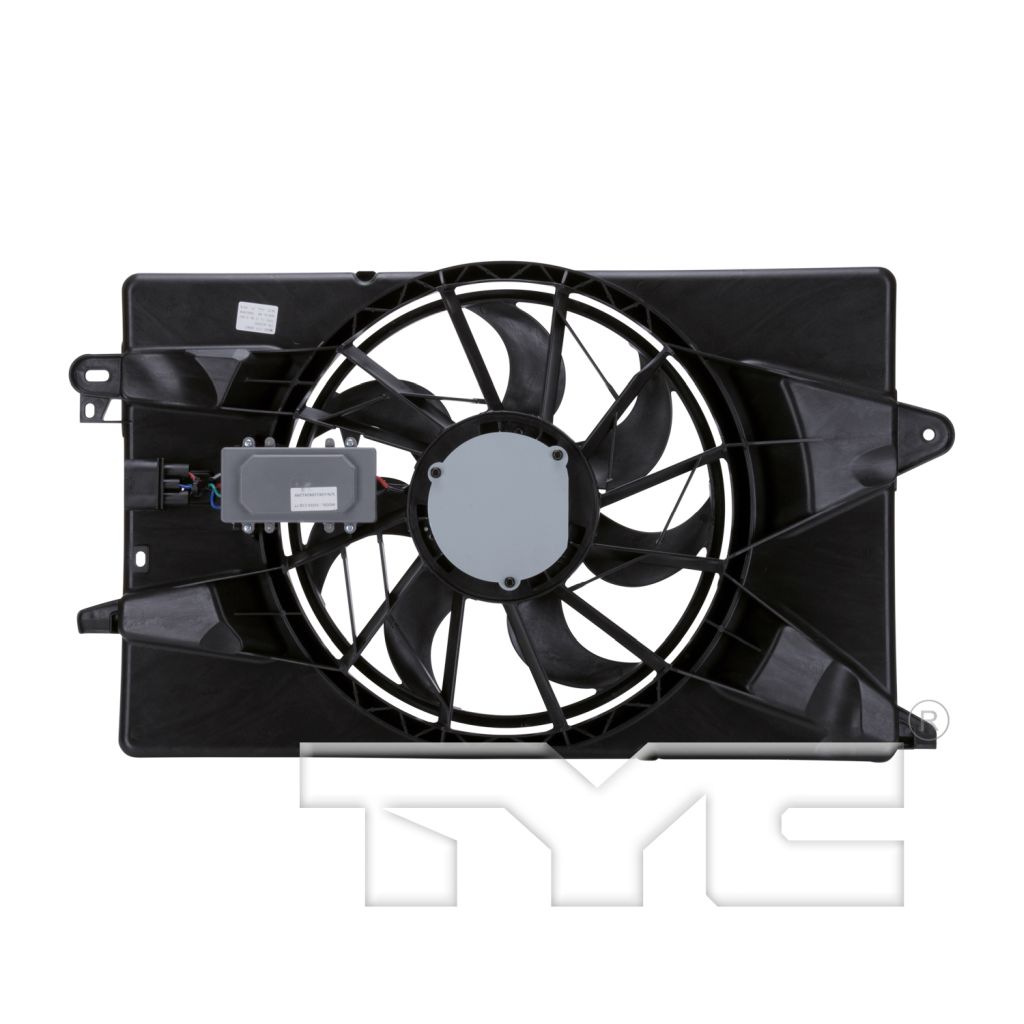 DODGE DART RADIATOR & A/C FAN ASSEMBLY (1.4/2.0/2.4L)(TO 6-4-12)(SINGLE FAN) W/FCM OEM#55111482AC 2013 PL#CH3115176