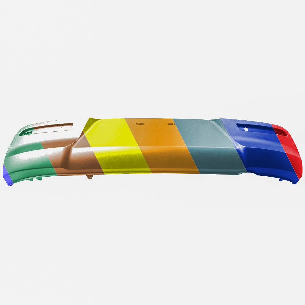 KIA RIO5 HATCHBACK REAR BUMPER COVER LOWER TXT-BLACK OEM#86650H9040 2018-2023 PL#KI1115118