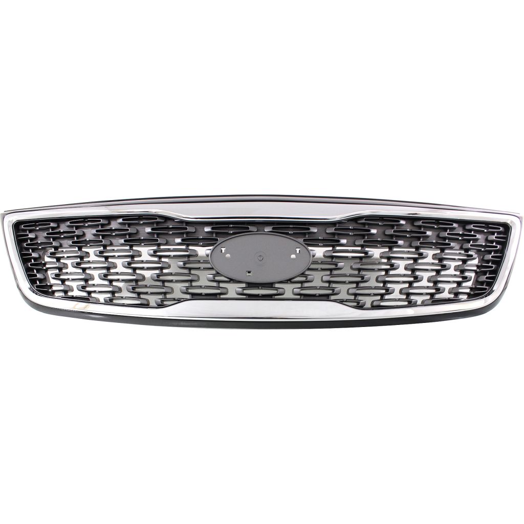 KIA SORENTO GRILLE ASSEMBLY CHR/GRAY (SX/LTD) **CAPA** OEM#863501U700 2014-2015 PL#KI1200157C