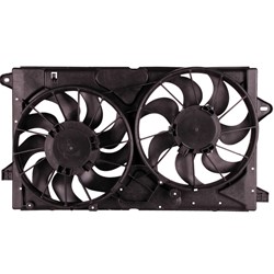 CHEVROLET IMPALA (NEW)(4pc T/L) RADIATOR & A/C FAN ASSEMBLY 3.6L (DUAL FAN) OEM#20970655-PFM 2014-2020 PL#GM3115250
