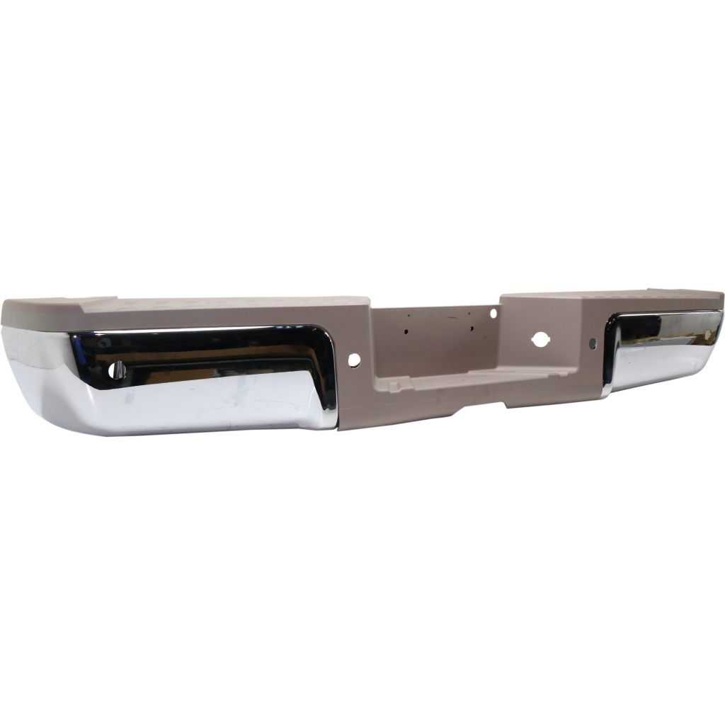 FORD TRUCKS & VANS FORD/PU F250/350/450 (SUPER DUTY) REAR STEP BUMPER ASSY CHROME W/TAN PAD (W/SENSOR) OEM#9C3Z17906D-PFM 2013-2016 PL#FO1103182