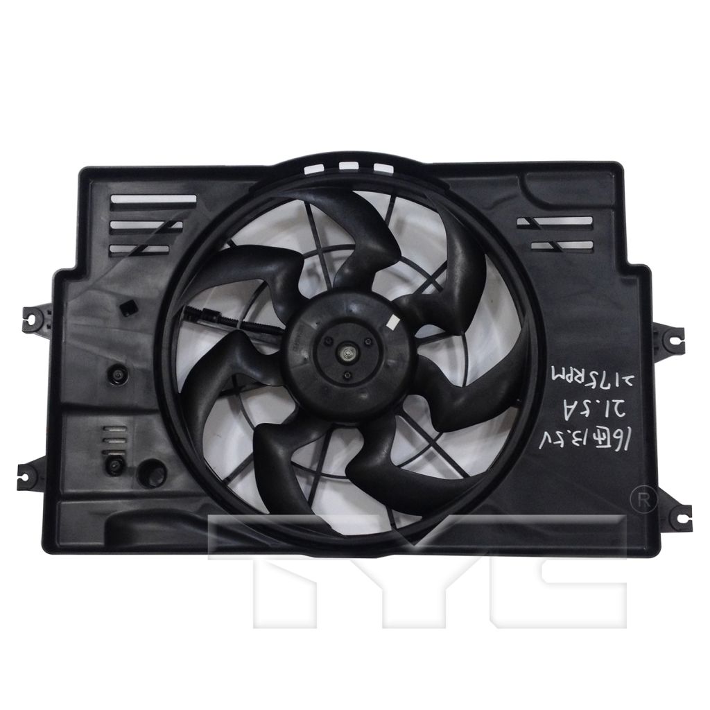 HYUNDAI ELANTRA SEDAN RADIATOR & A/C FAN ASSEMBLY 1.4/1.6L TURBO OEM#25380F3300 2017-2018 PL#HY3115158