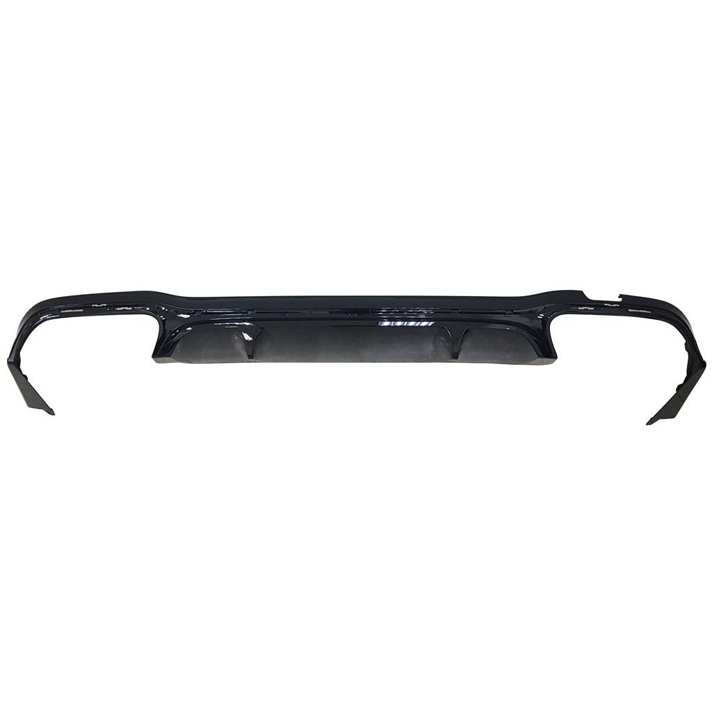 MERCEDES-BENZ E-CLASS SEDAN (213) REAR BUMPER LOWER VALANCE BRIGHT (Passenger Side)-BLACK (E53/E63) OEM#2138855205 2021-2023 PL#MB1195157
