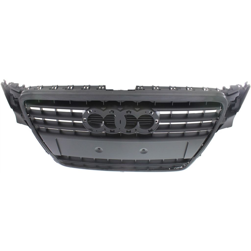 AUDI A4 SEDAN / WAGON GRILLE ASSEMBLY BLACK W/BLK OUTER MOLDING (WO/S-LINE) OEM#8K0853651VMZ 2009-2012 PL#AU1200117