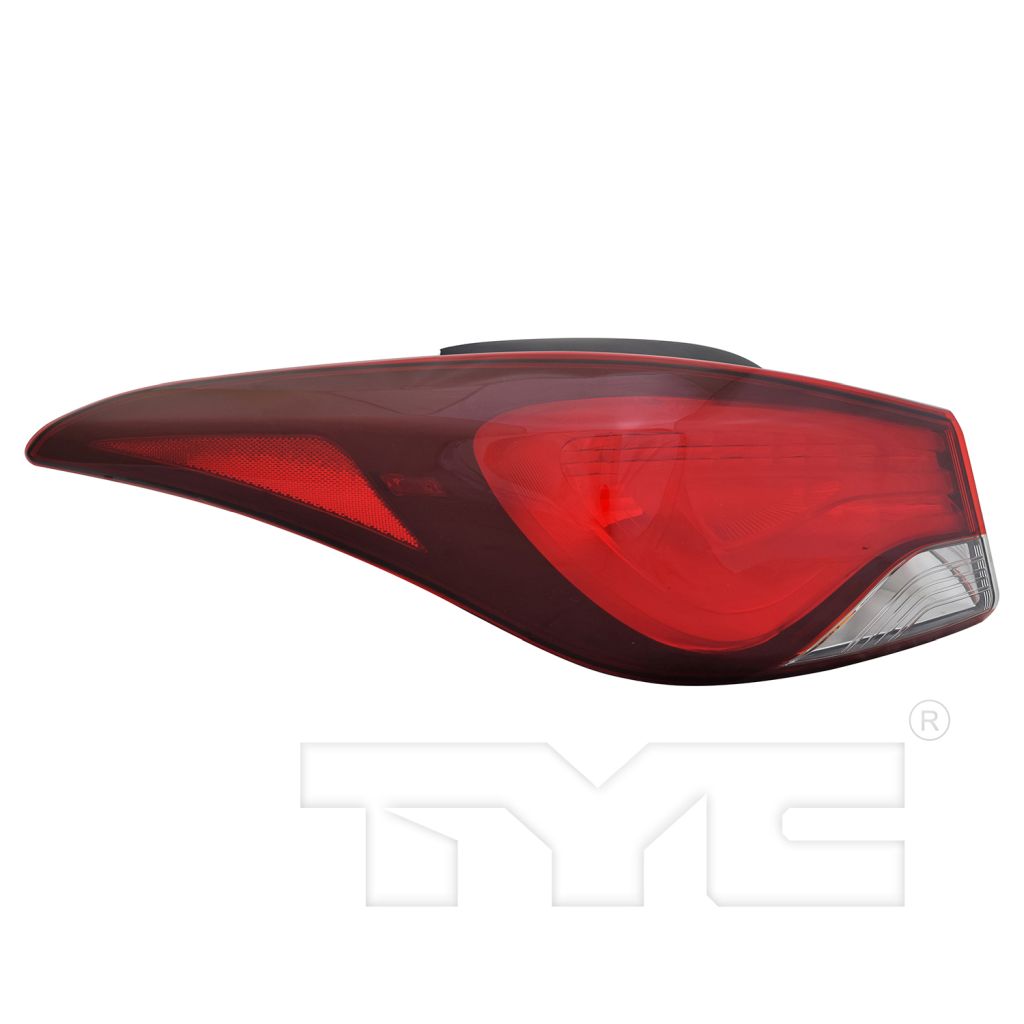 HYUNDAI ELANTRA COUPE TAIL LAMP ASSEMBLY LEFT (Driver Side) (OUTER)(STD BULB) **CAPA** OEM#924013X230 2014 PL#HY2804130C