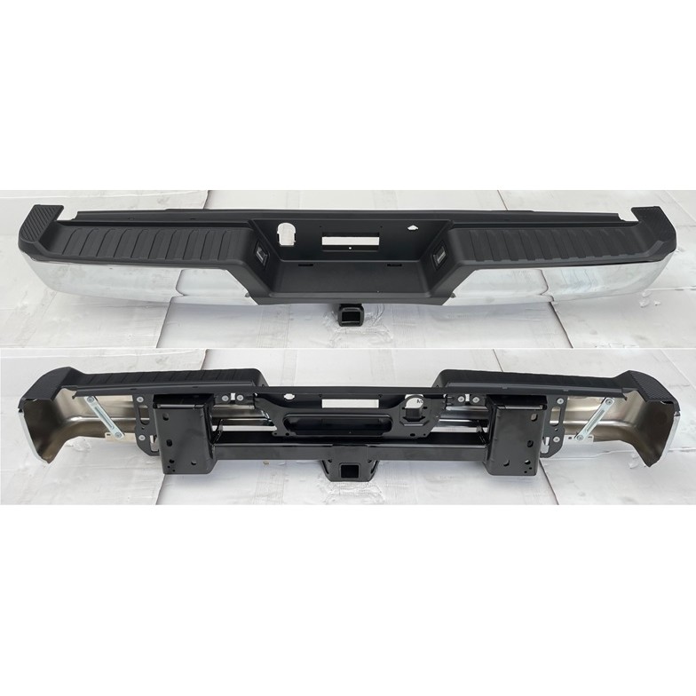 FORD TRUCKS & VANS FORD/PU F150 REAR STEP BMP ASSY CHROME (WO/SENSOR)(W/MAX TOW HITCH) OEM#ML3Z17906CA-PFM 2021-2023 PL#FO1103250