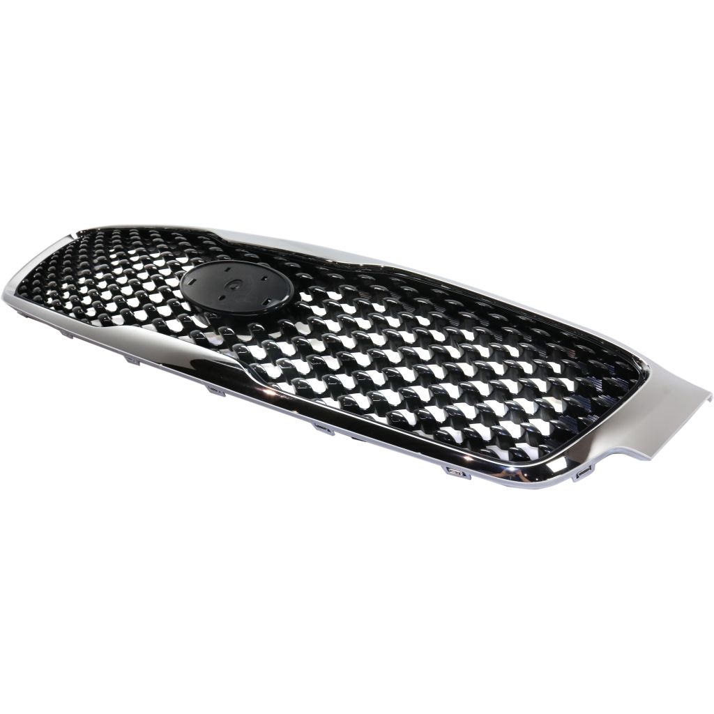 KIA SORENTO GRILLE ASSEMBLY GLOSS BLK/CHR FRAME (W/LED FOG LAMP)(WO/CAMERA) OEM#86380C6010 2016-2018 PL#KI1200182